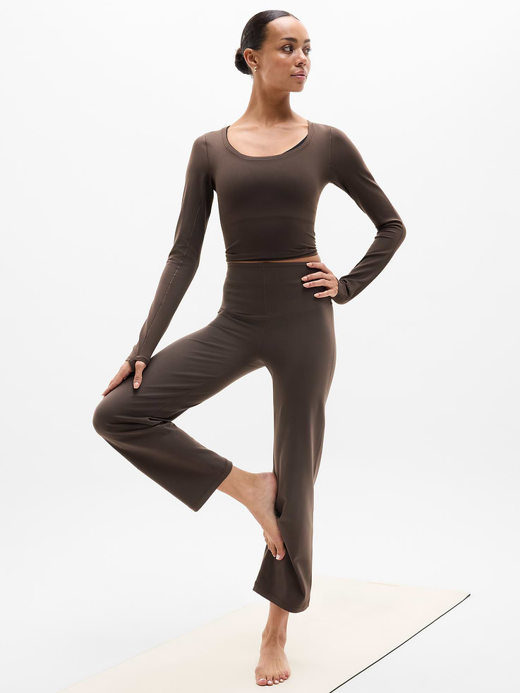 Image number 2 showing, Elation Ultra High Rise Straight Crop Pant