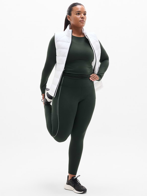 Rainier High Rise Reflective Stripe Legging
