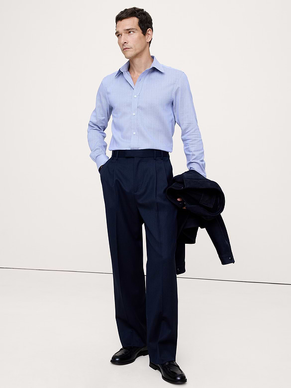 Chemise habillée ajustée infroissable