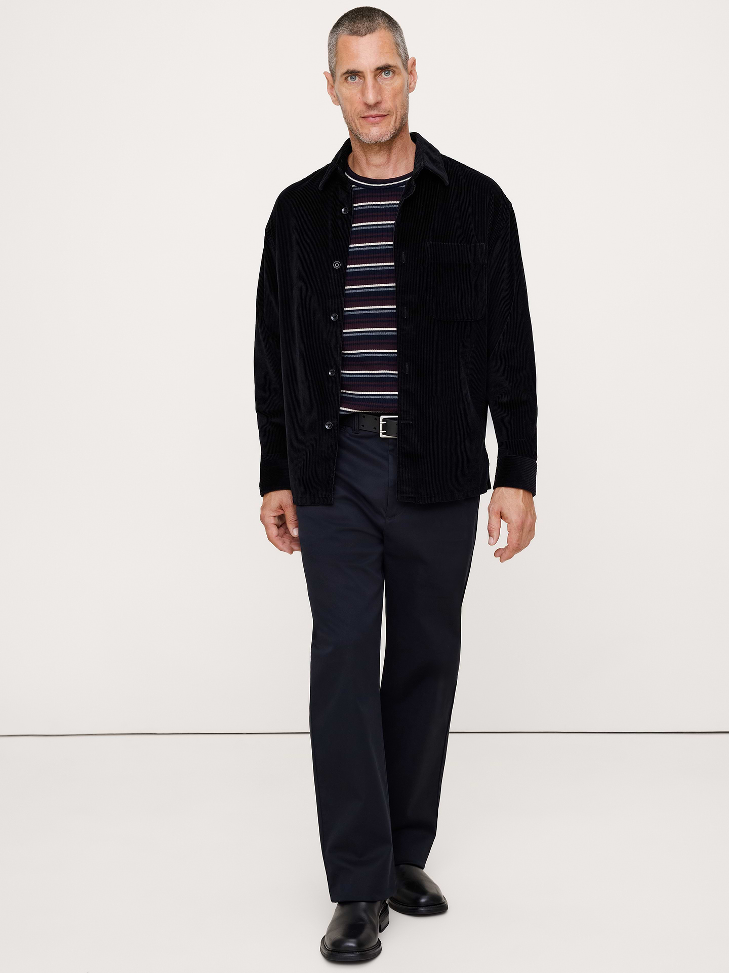 Image number 3 showing, Slim Merino Ribbed Sweater