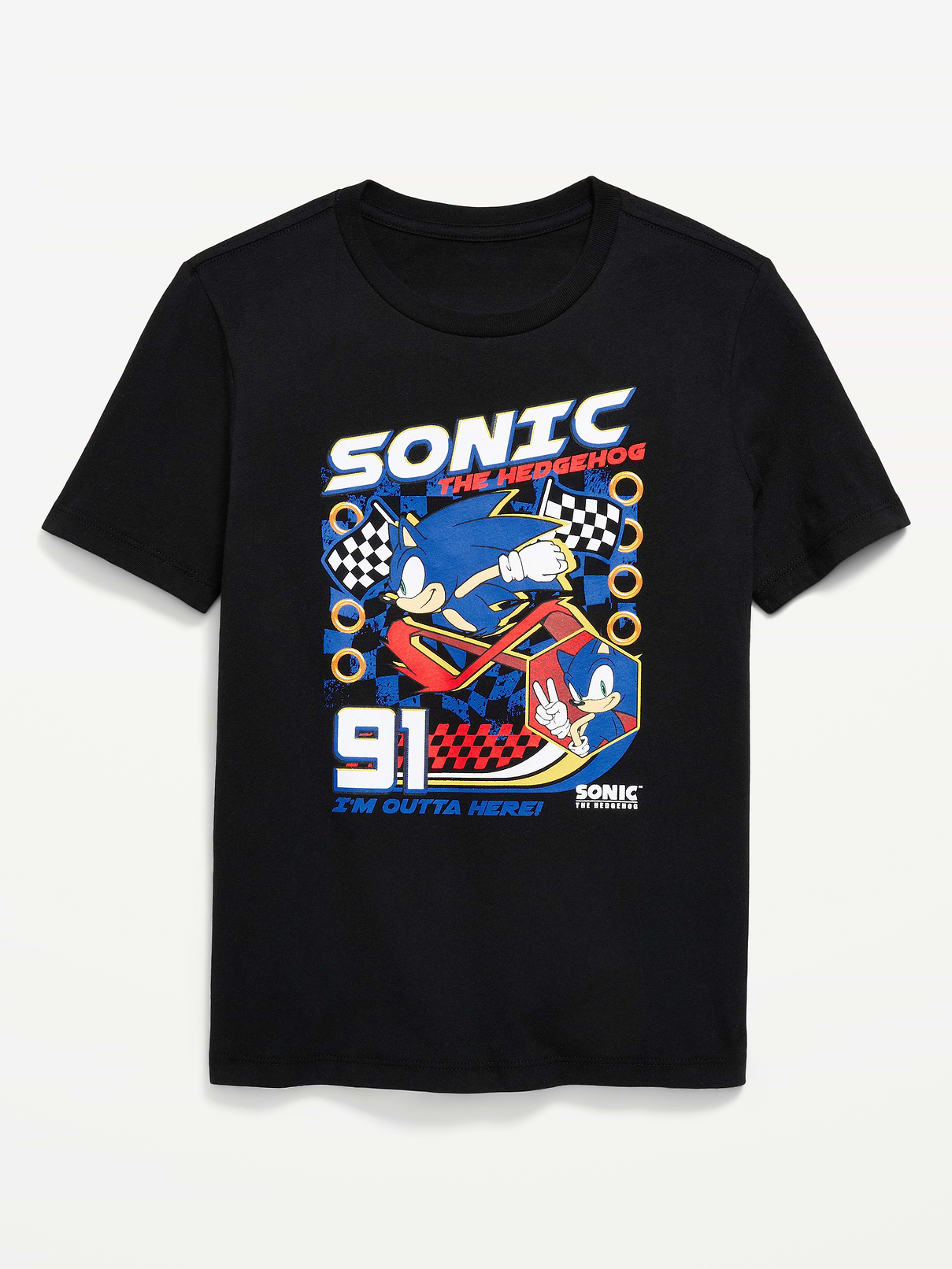 L'image numéro 1 présente T-shirt à imprimé Sonic The Hedgehog™ unisexe pour enfant