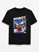 L'image numéro 1 présente T-shirt à imprimé Sonic The Hedgehog™ unisexe pour enfant