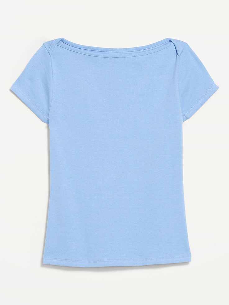 Image number 5 showing, Snug Boatneck T-Shirt