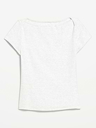 Image 5 of 9, Snug Boatneck T-Shirt