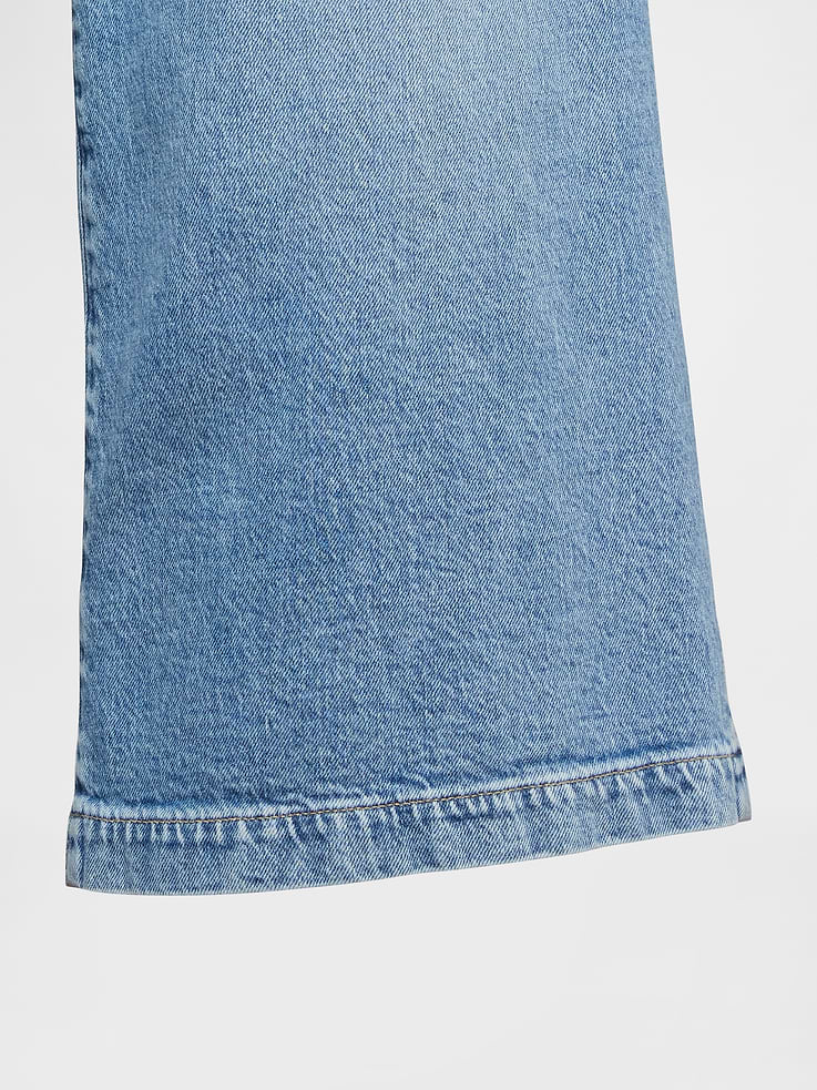 Image number 8 showing, High Rise Culotte Jeans