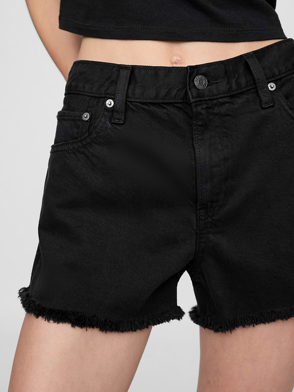 4" Mid Rise UltraSoft Relaxed Cutoff Shorts