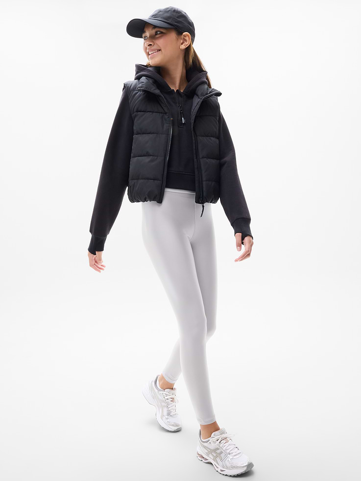 Image number 2 showing, Athleta Girl High Rise Logo Chit Chat Sheen Legging