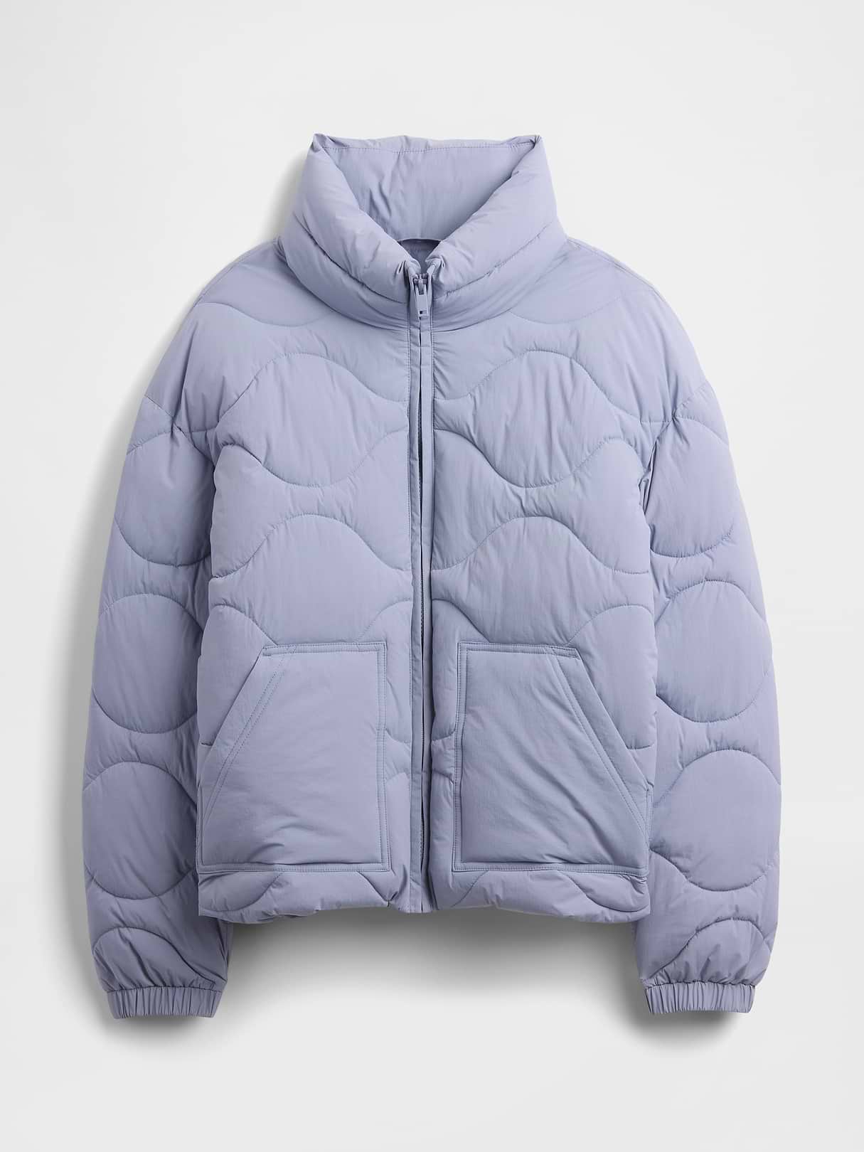 Relaxed Quilted Nylon Jacket | Gap Factory
