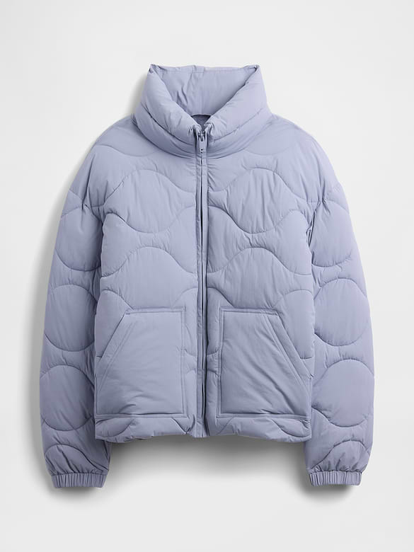 Relaxed Quilted Nylon Jacket