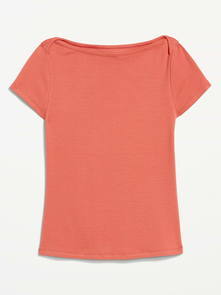 Image 5 of 9, Snug Boatneck T-Shirt