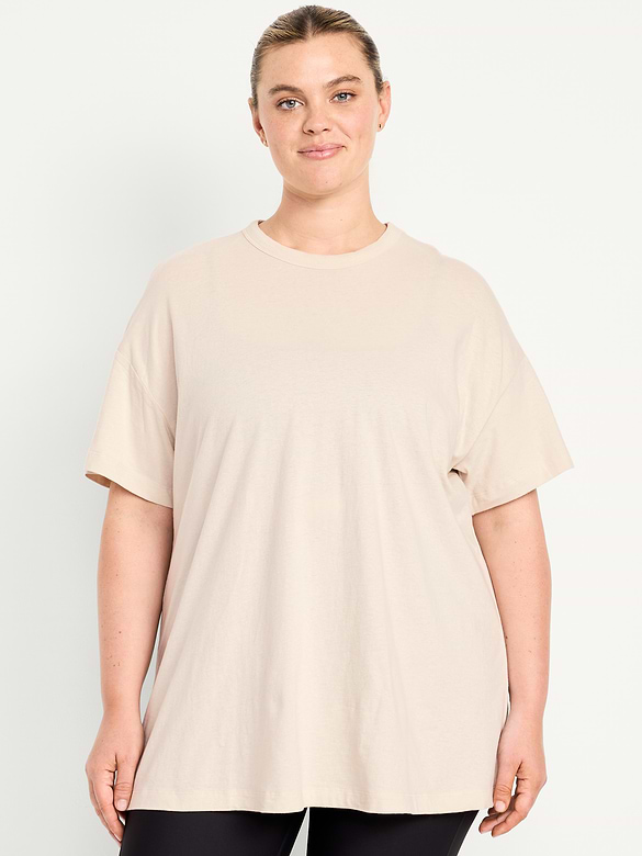T-shirt tunique passe-partout surdimensionné