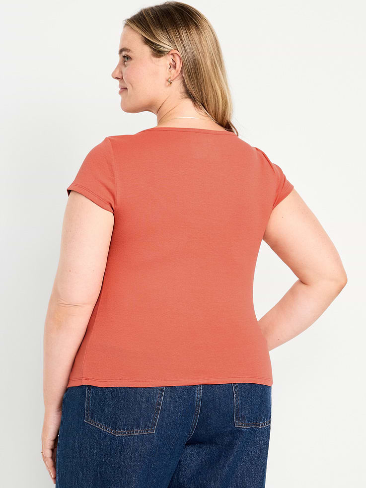Image 9 of 9, Snug Boatneck T-Shirt