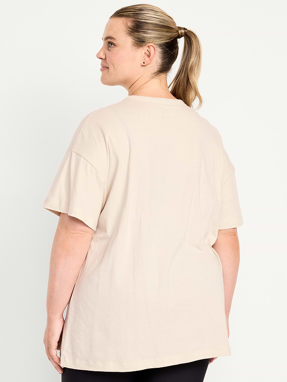 T-shirt tunique passe-partout surdimensionné