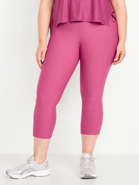 High-Waisted PowerSoft Crop Leggings