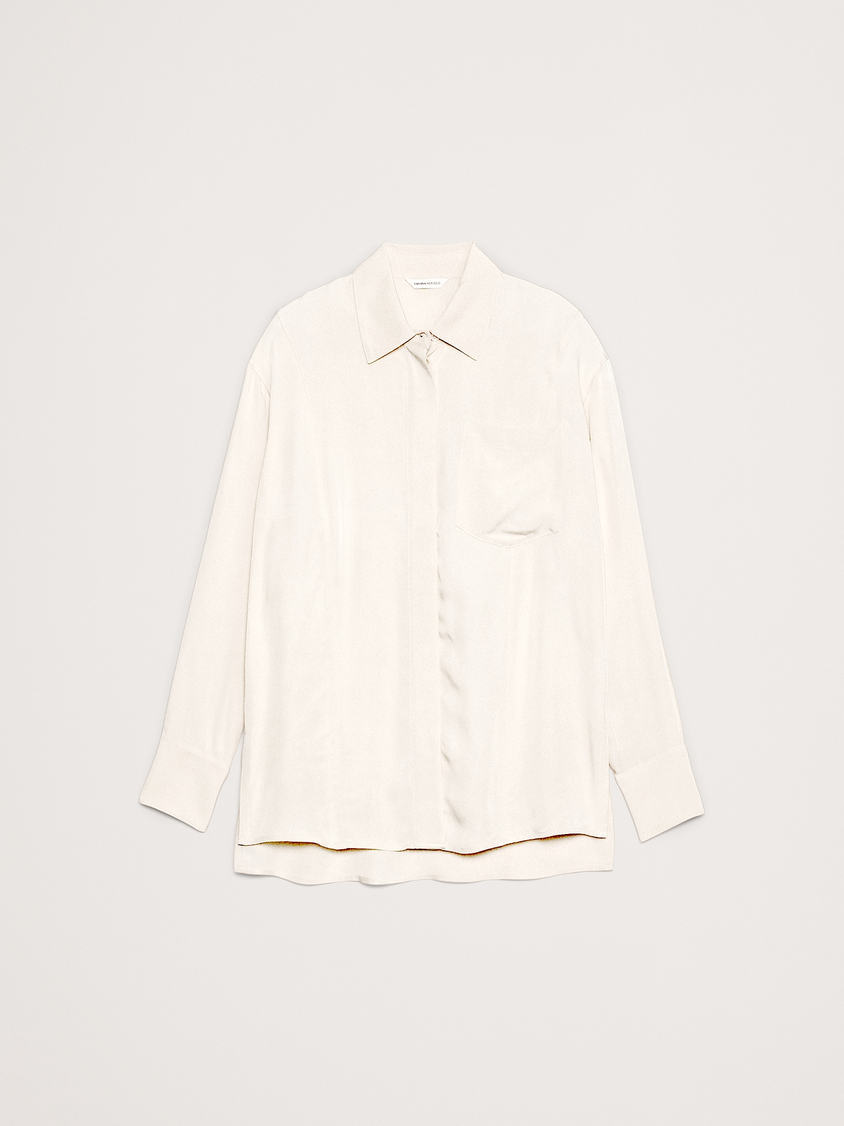 Drapey Button-Back Tunic | Banana Republic