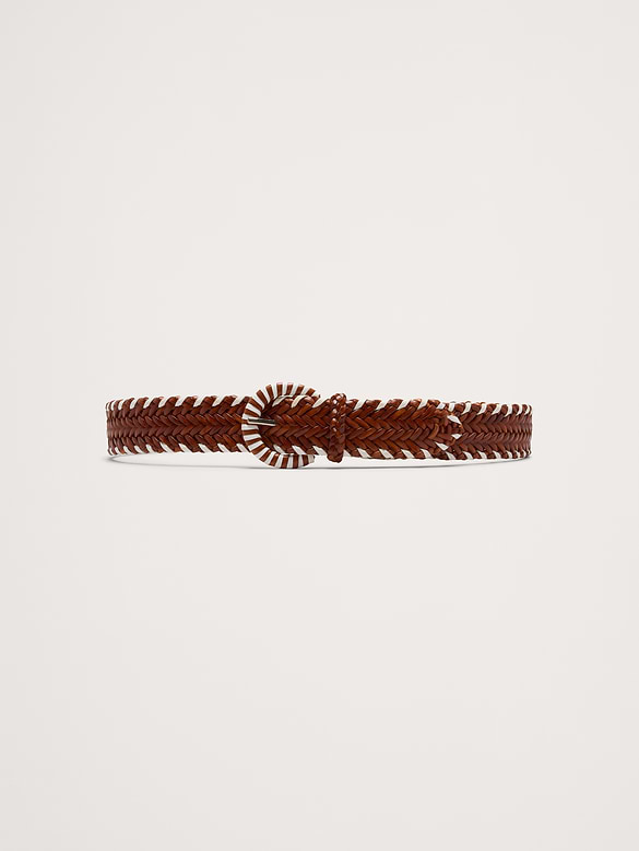Braided Leather Belt by Dragon Diffusion