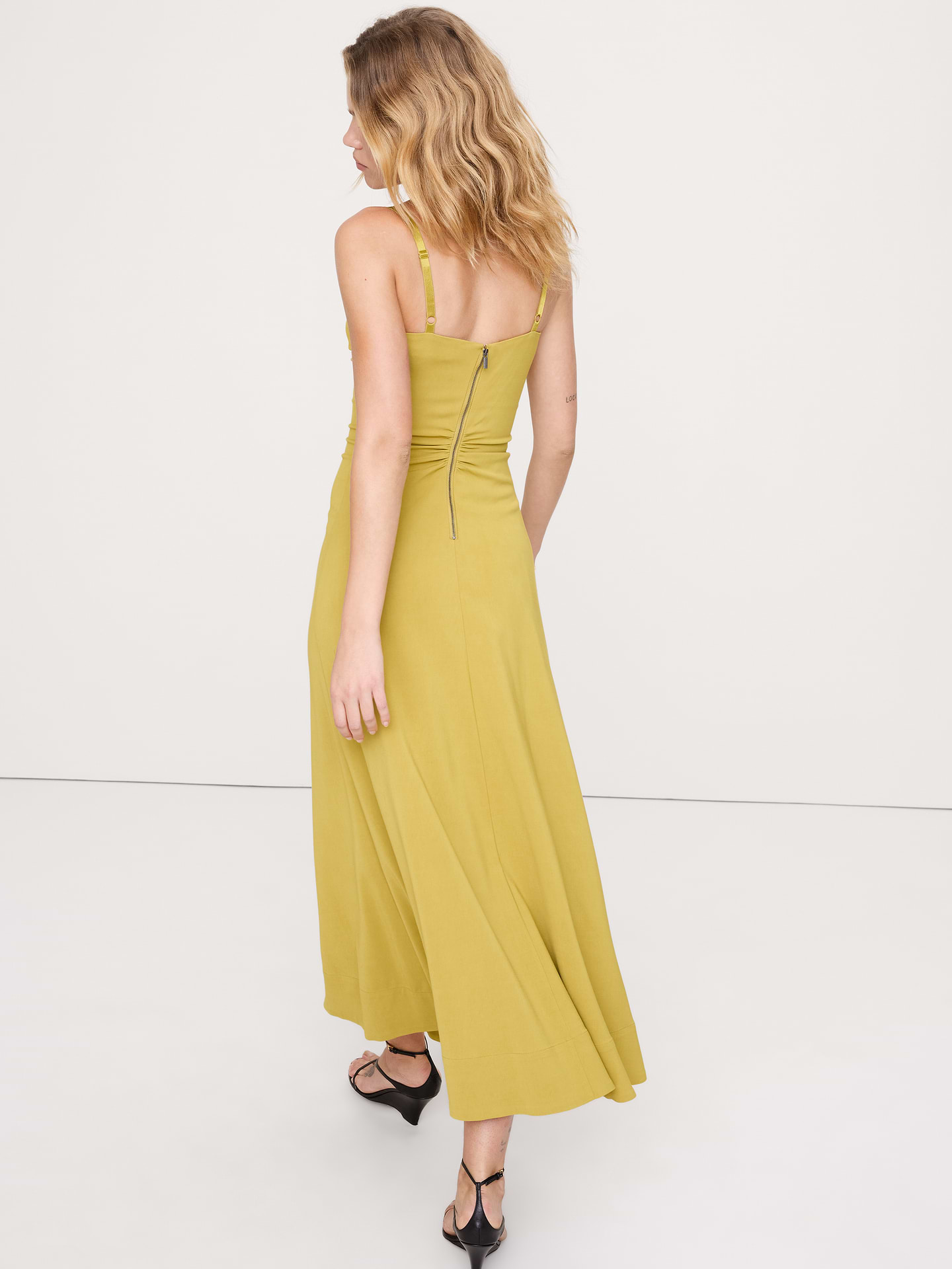 Image number 6 showing, Stretch-Sateen Sweetheart Maxi Dress
