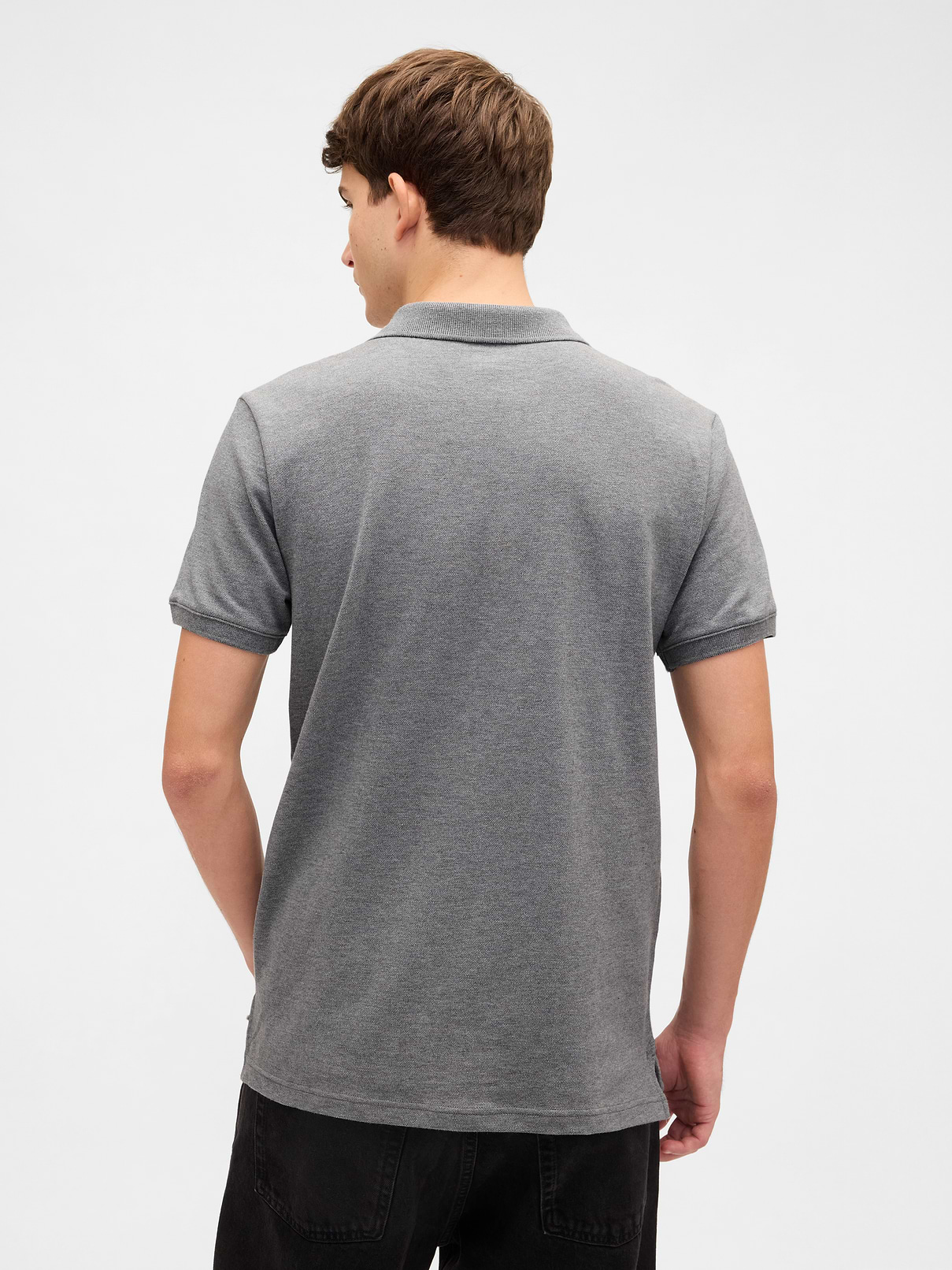 Image 2 of 3, Pique Polo Shirt