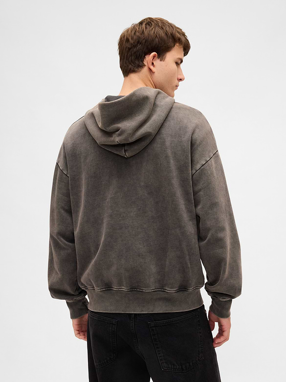 Adult Heavyweight Oversized Zip Hoodie