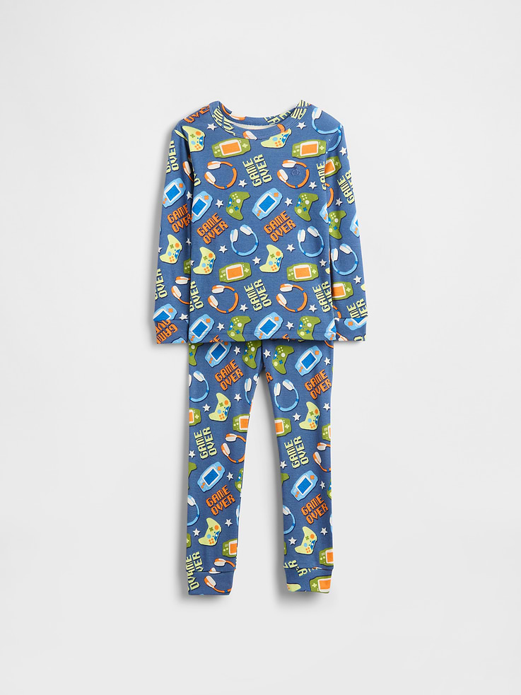 Image number 1 showing, Baby & Toddler Organic Brushed Cotton PJ Set