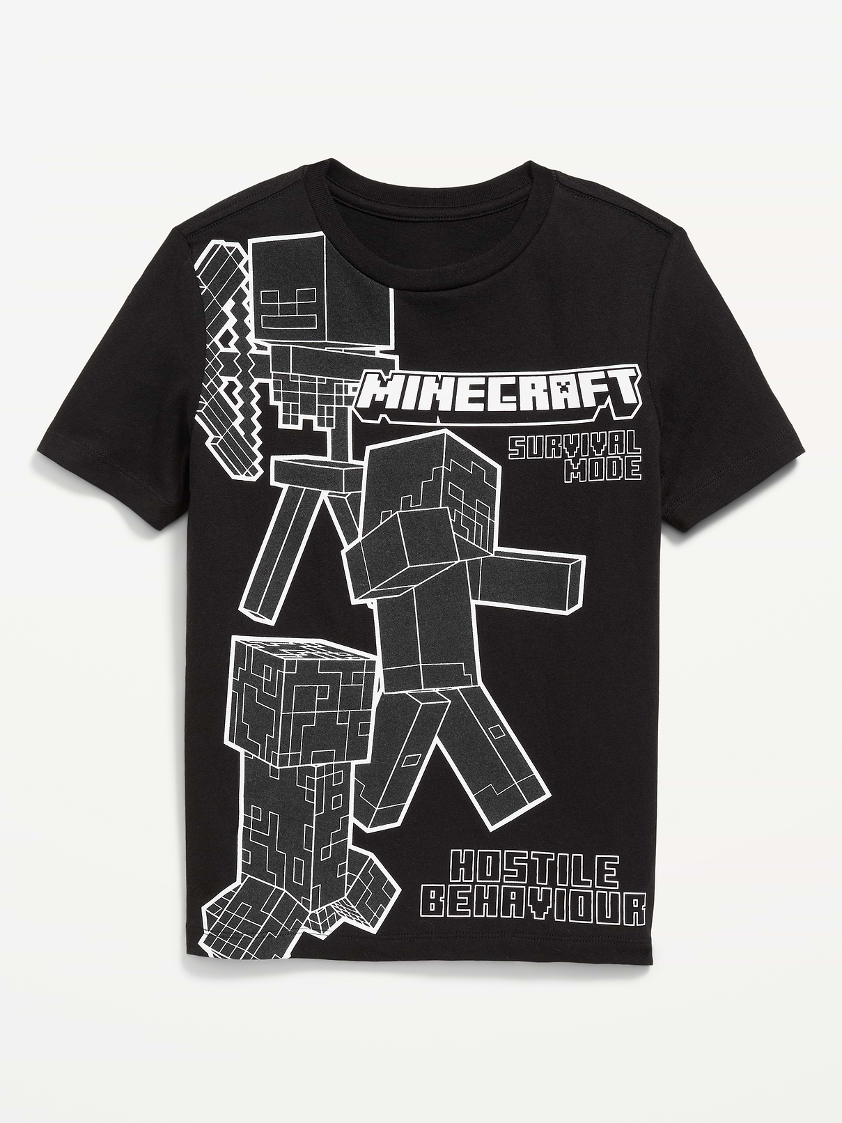 Image number 1 showing, Minecraft™ Gender-Neutral Graphic T-Shirt for Kids