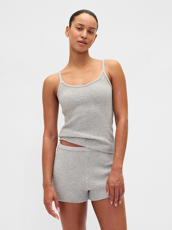 CashSoft Boucle Sweater Tank Top
