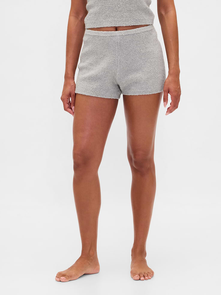 Image number 2 showing, CashSoft Boucle Sweater Shorts