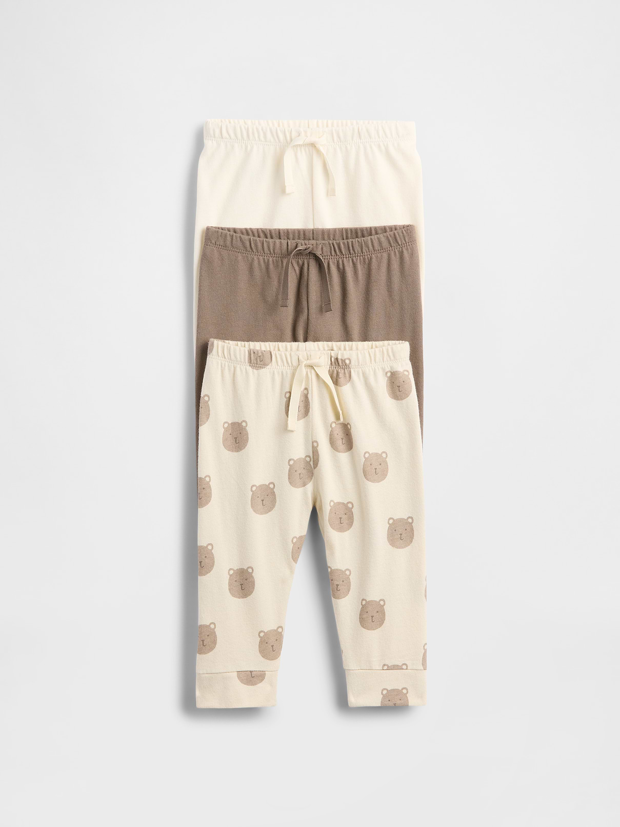 Baby First Favorites Organic Cotton Pull-On Pants (3-Pack)