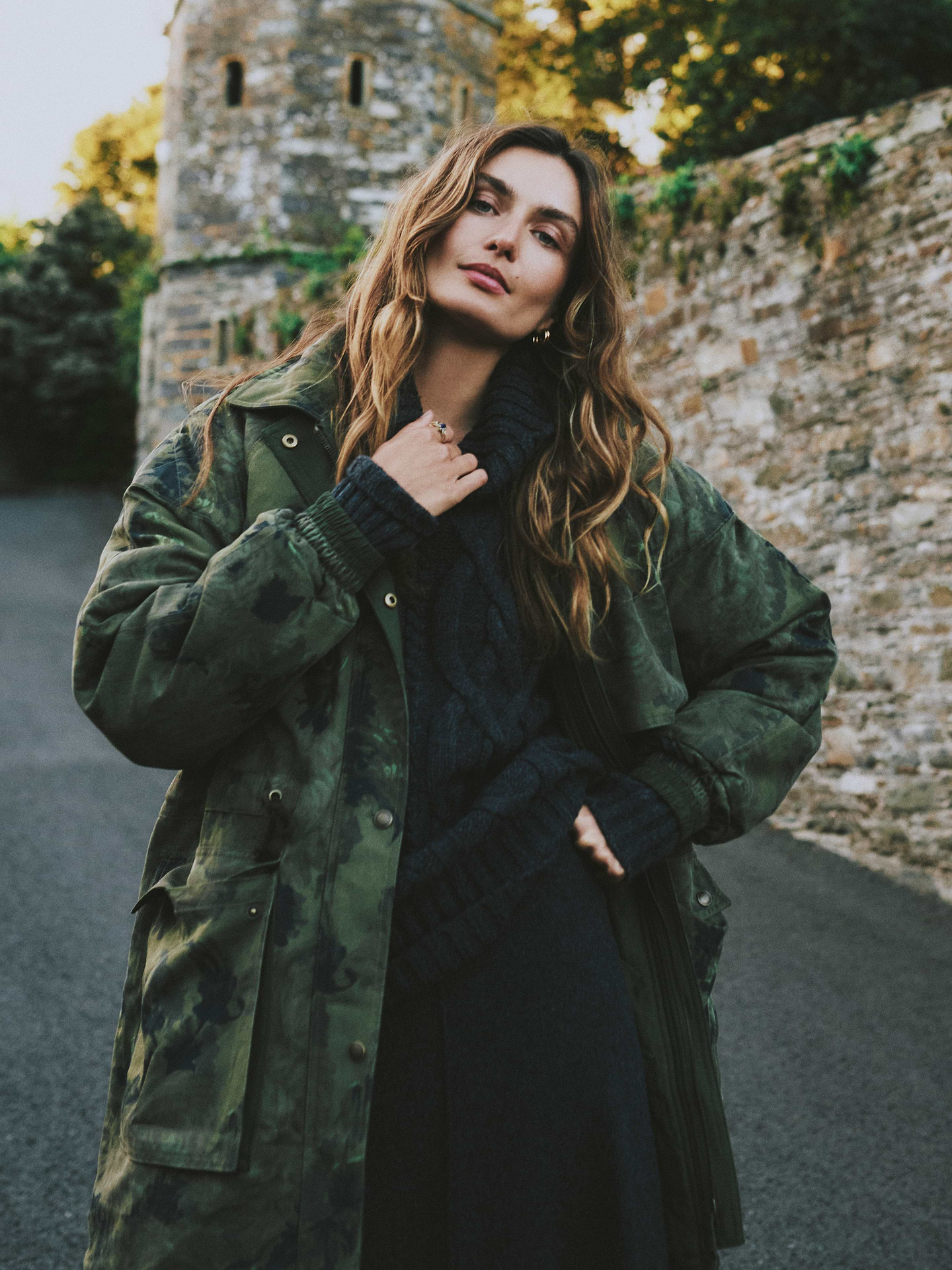 Image number 8 showing, Floral Quilted Parka