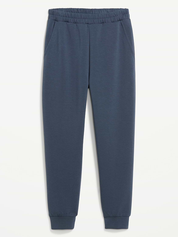 High-Waisted Bounce Fleece Jogger Sweatpants