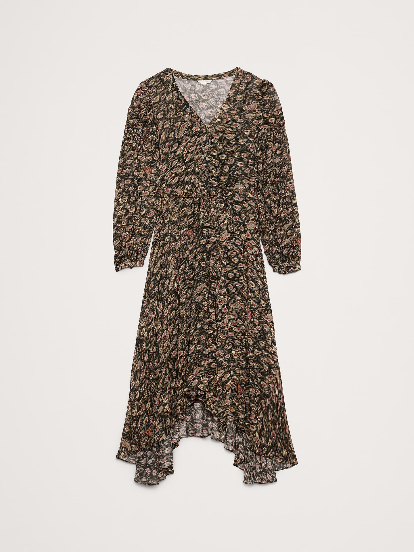 Image number 4 showing, Georgette Puff-Sleeve Maxi Dress