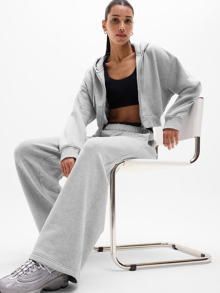 Image number 2 showing, Forever Fleece Crop Full Zip