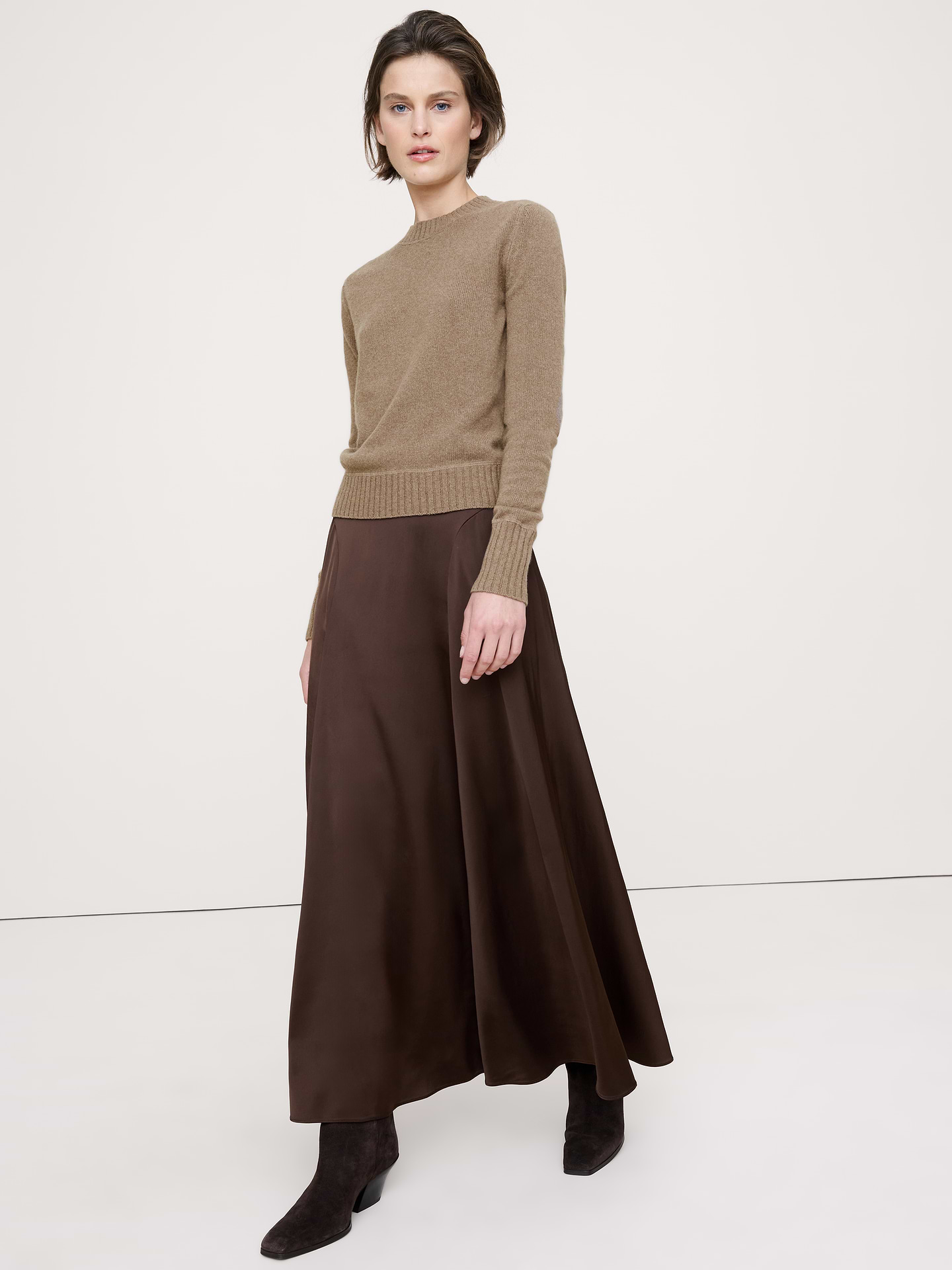 Image number 1 showing, The Fireside Sweater in Merino-Cotton