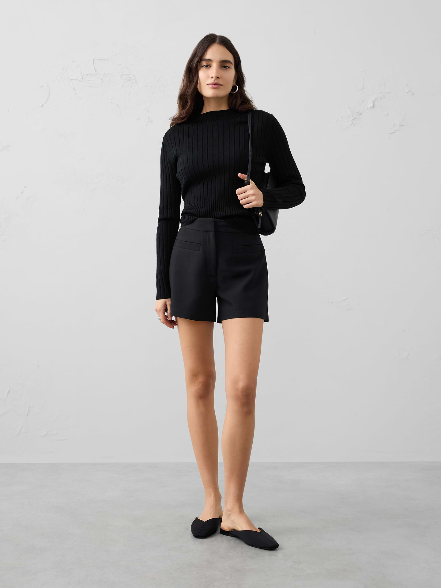 Image number 1 showing, High-Rise Trouser Short