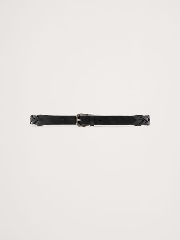 Braided Leather Belt