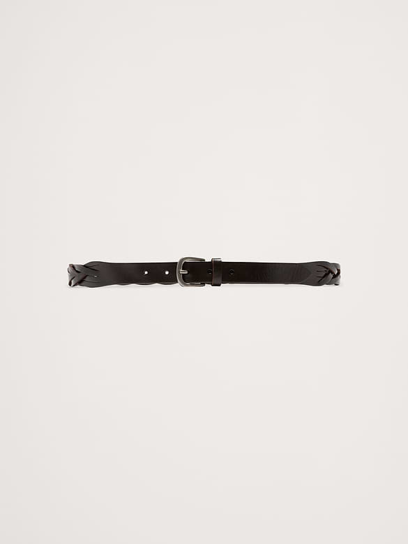 Braided Leather Belt