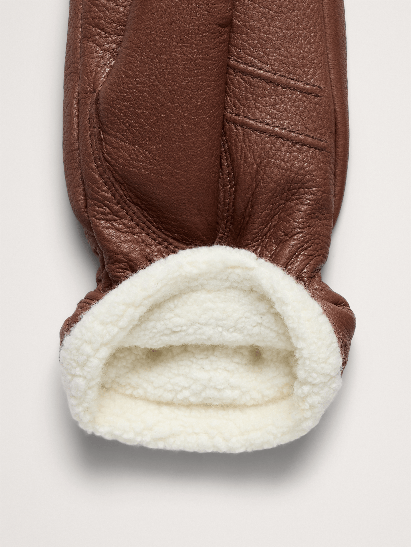 Image number 3 showing, Boda Leather Mittens by Hestra