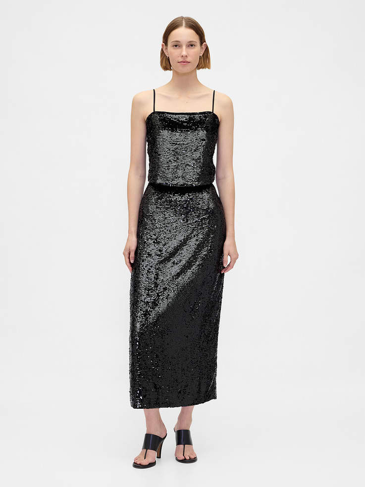 Image number 1 showing, Sequin Maxi Skirt