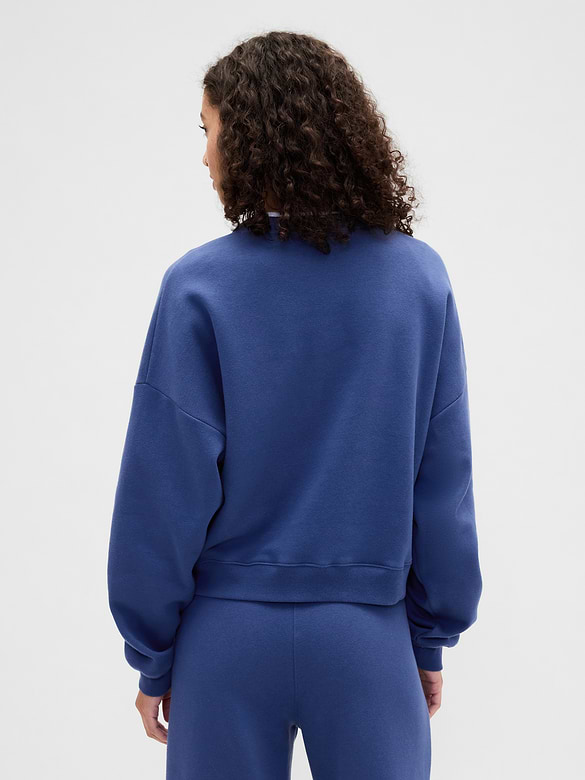 Relaxed Wedge Gap Logo Sweatshirt
