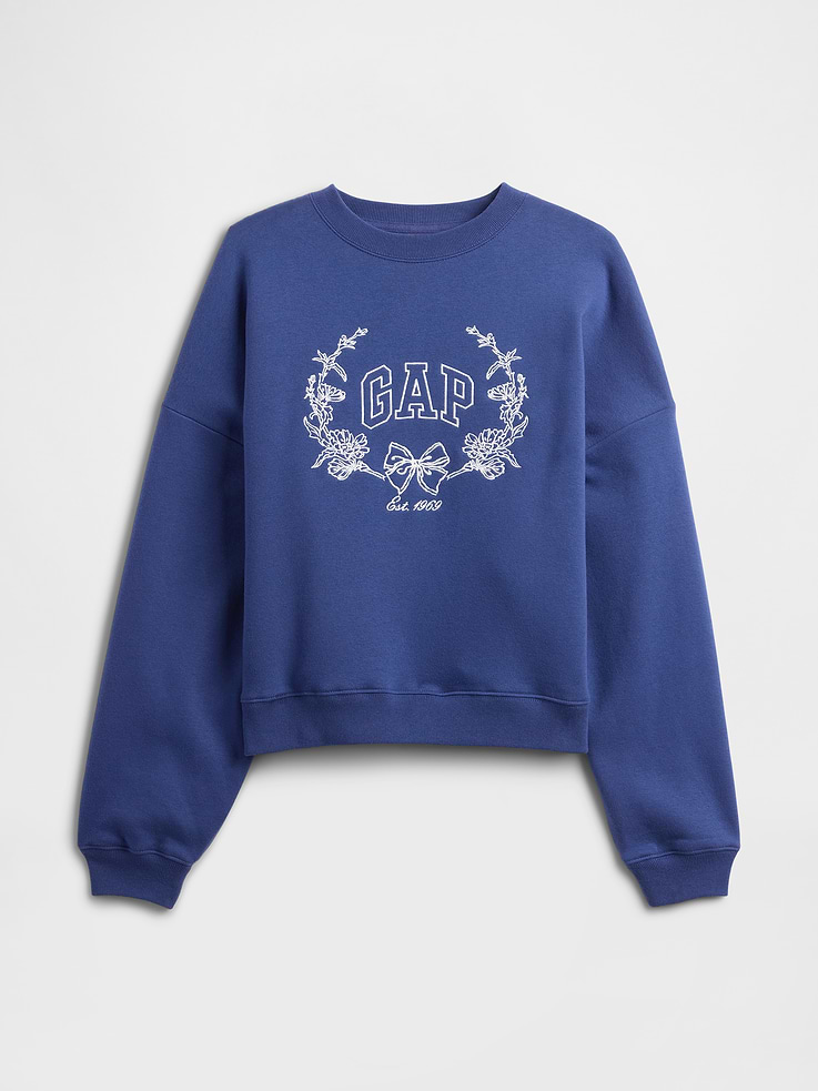 Image number 5 showing, Relaxed Wedge Gap Logo Sweatshirt