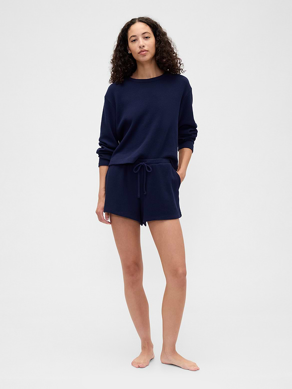 Waffle-Knit PJ Shorts