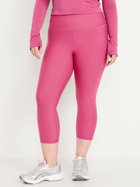 High-Waisted PowerSoft Crop Leggings