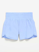 Image number 1 showing, High-Waisted Dolphin-Hem Run Shorts for Girls