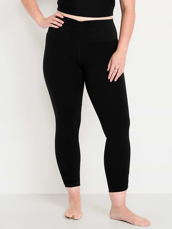 Legging StudioSmooth ruché à taille haute