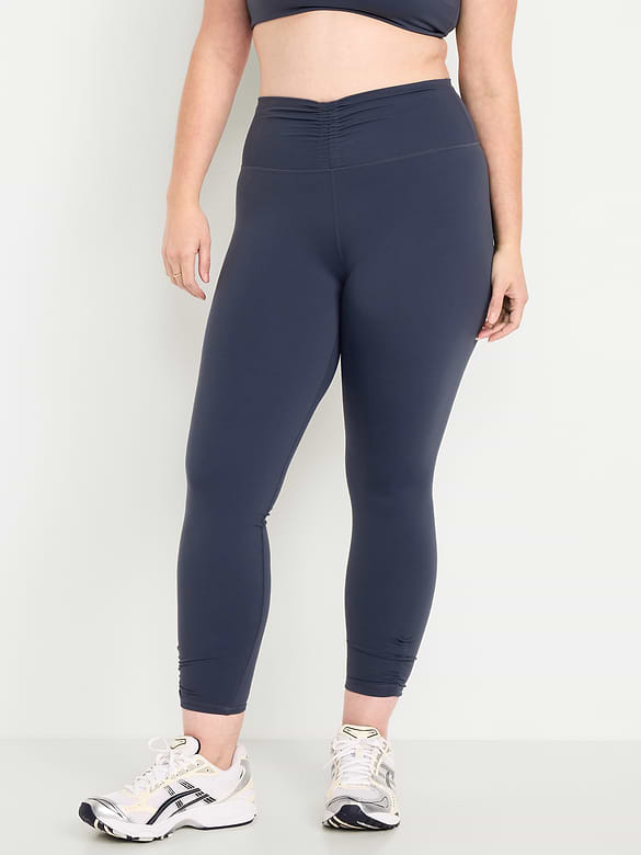Legging StudioSmooth ruché à taille haute