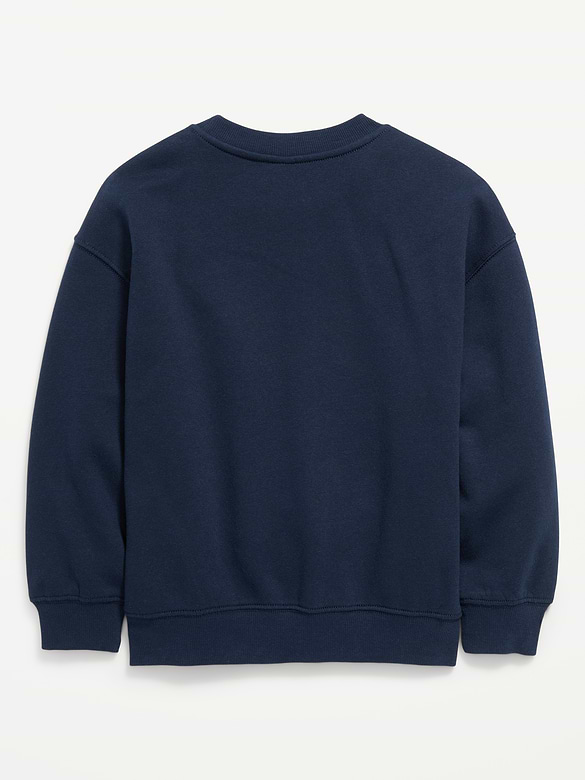 Favorite Fleece Oversized Crew-Neck Sweatshirt for Boys