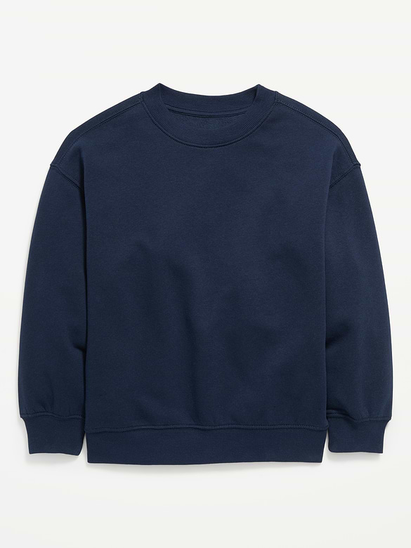 Favorite Fleece Oversized Crew-Neck Sweatshirt for Boys