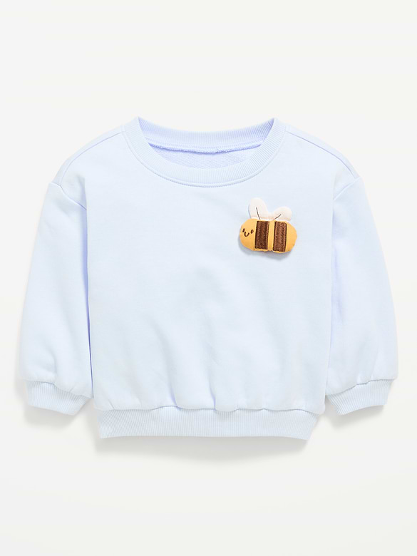 Printed Crew-Neck Sweatshirt for Baby