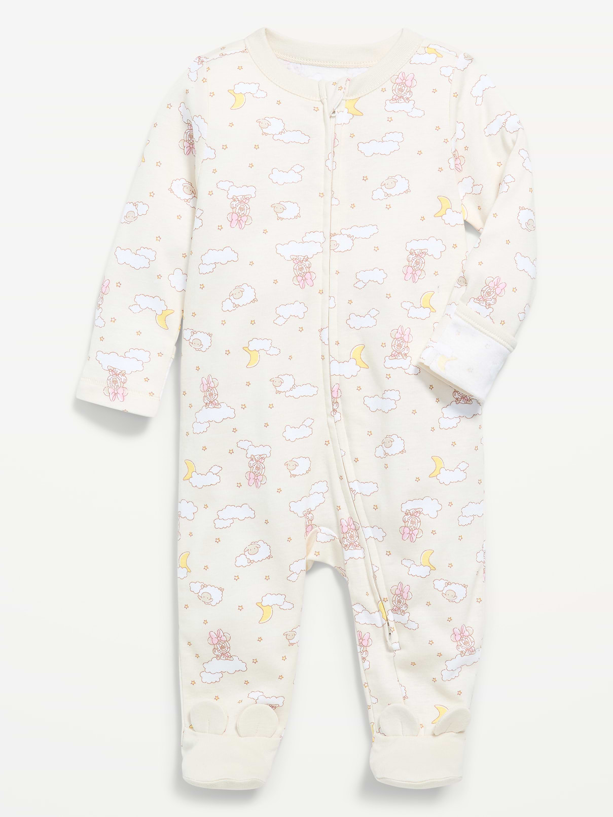 Image number 1 showing, Disney© 2-Way-Zip Sleep & Play Footed One-Piece for Baby