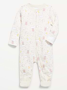 Image number 1 showing, Disney© 2-Way-Zip Sleep & Play Footed One-Piece for Baby